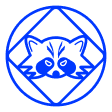 Raccoon shop logo